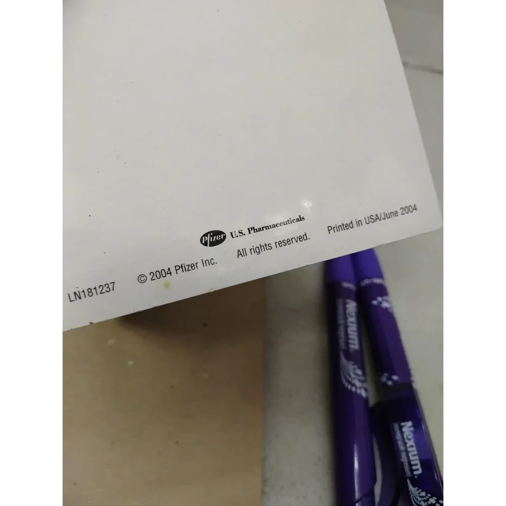 VTG & Mod Pharmaceutical Advertising Rep Paper Pens Case Note Pad ProVico Caduet